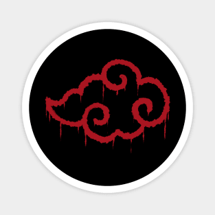 Small red cloud Magnet